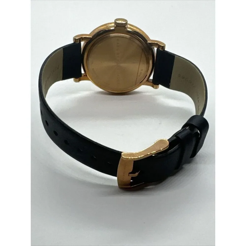 Marc by Marc Jacobs Baker MBM1329 Women's Blue Leather Analog Dial Watch JNA678